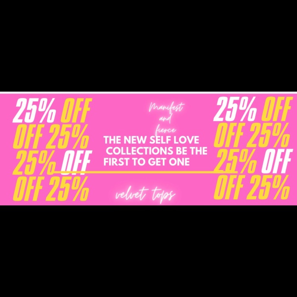 Manifest & fierce Velvet tops